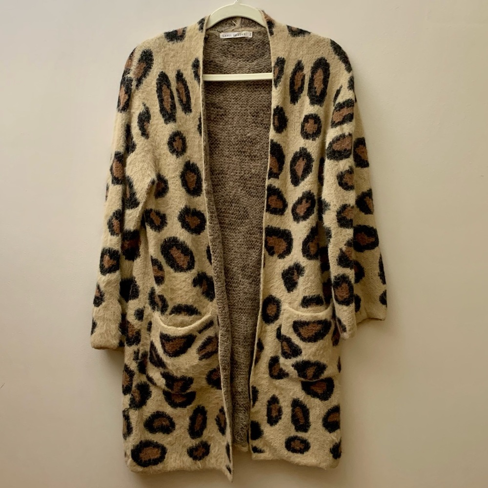 Label of Love Women’s Leopard Print Cardigan - Super Soft & Cozy - Size S/M